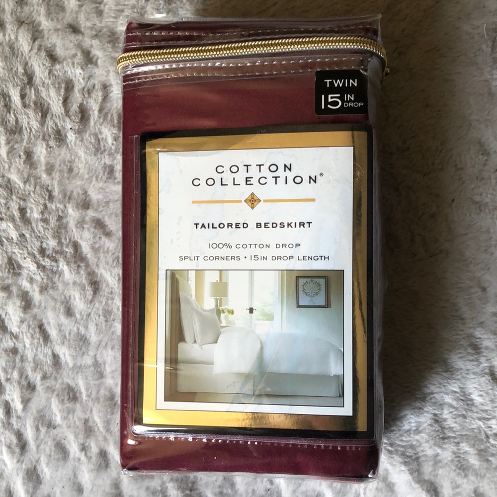 Cotton Collection bed skirt
